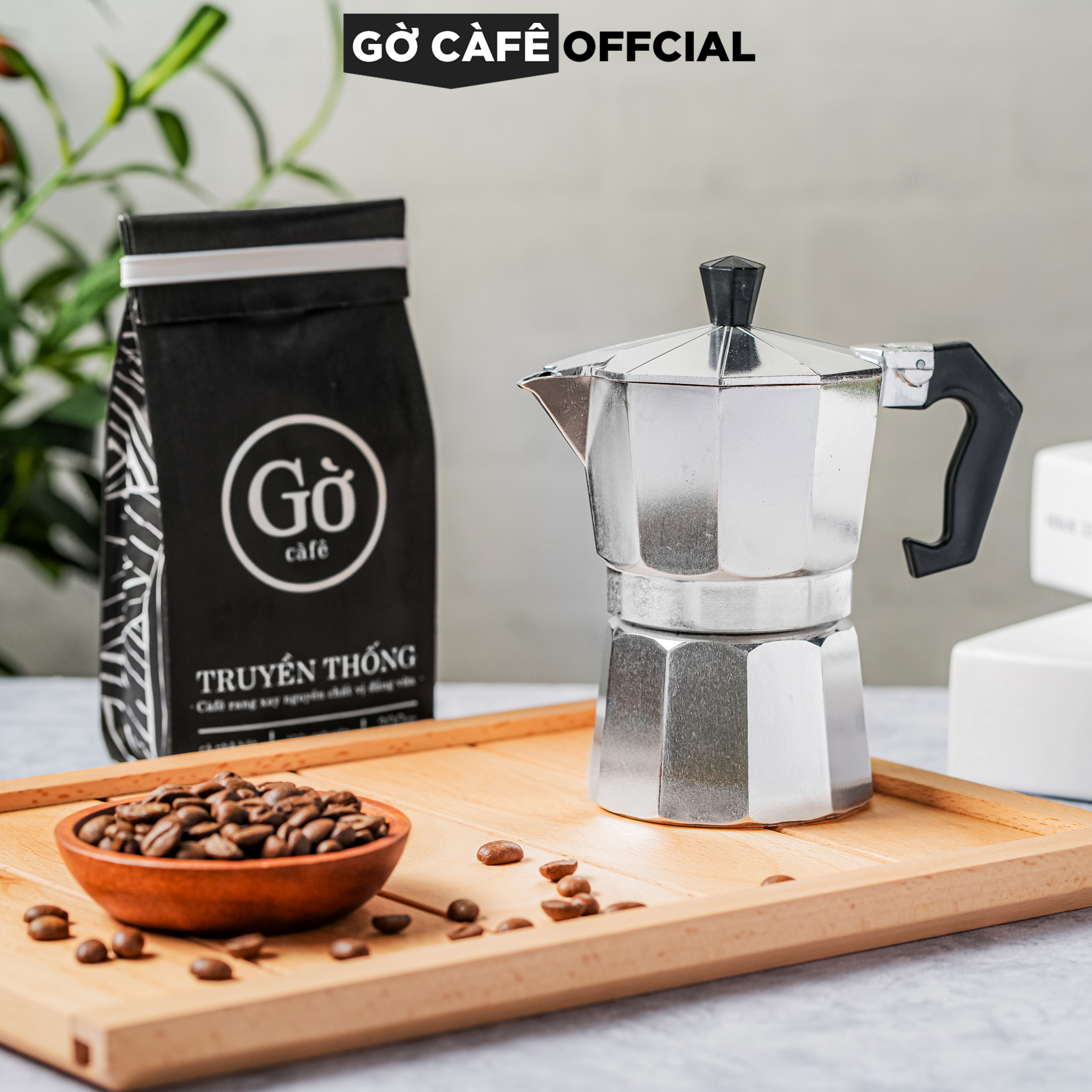 Ấm pha cà phê Moka Pot băng nhôm 150ML, bình pha cà phê kiểu Ý- Loại cơ bản