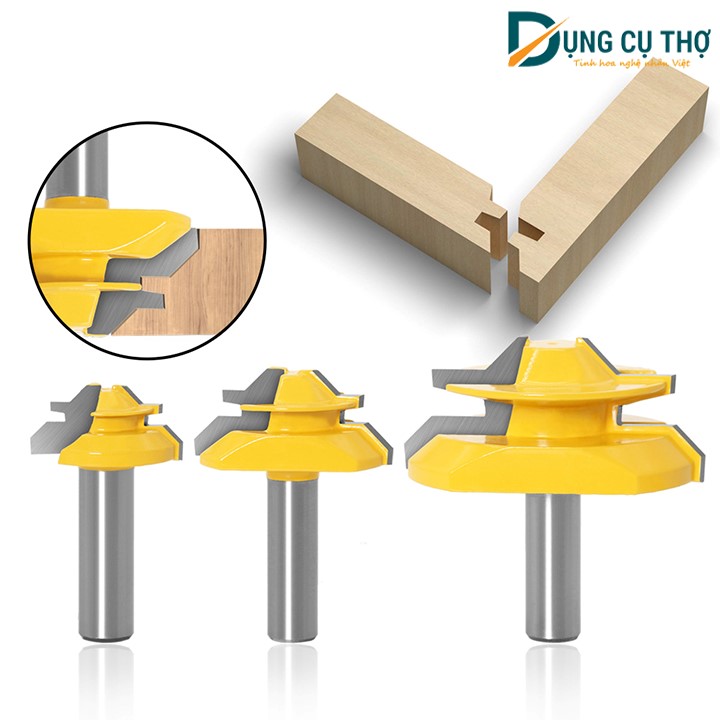 Mũi ghép góc vàng MUWANG ghép gỗ ghép ván ghép nhân ghép hộp