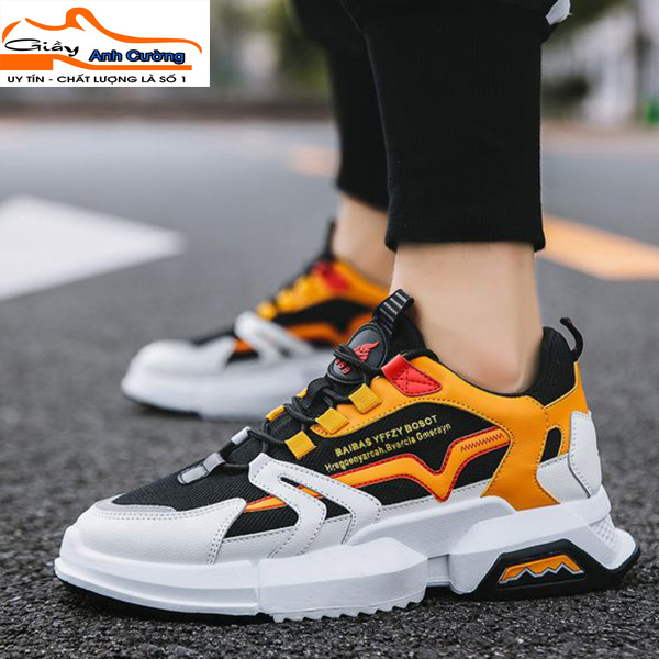 Giày Sneaker Nam Hàn Quốc - Giày Sneaker Nam Cao Cấp SPV  Siêu Chất (Giá Cực Sốc)