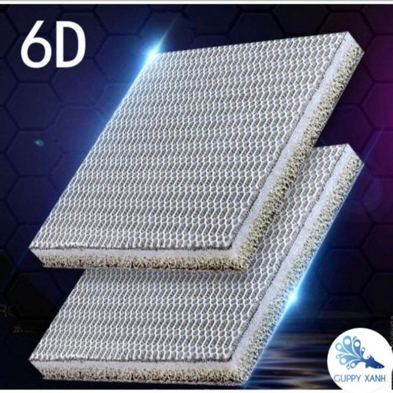 Tấm lọc cotton 6d cho bể cá - bông lọc 6d
