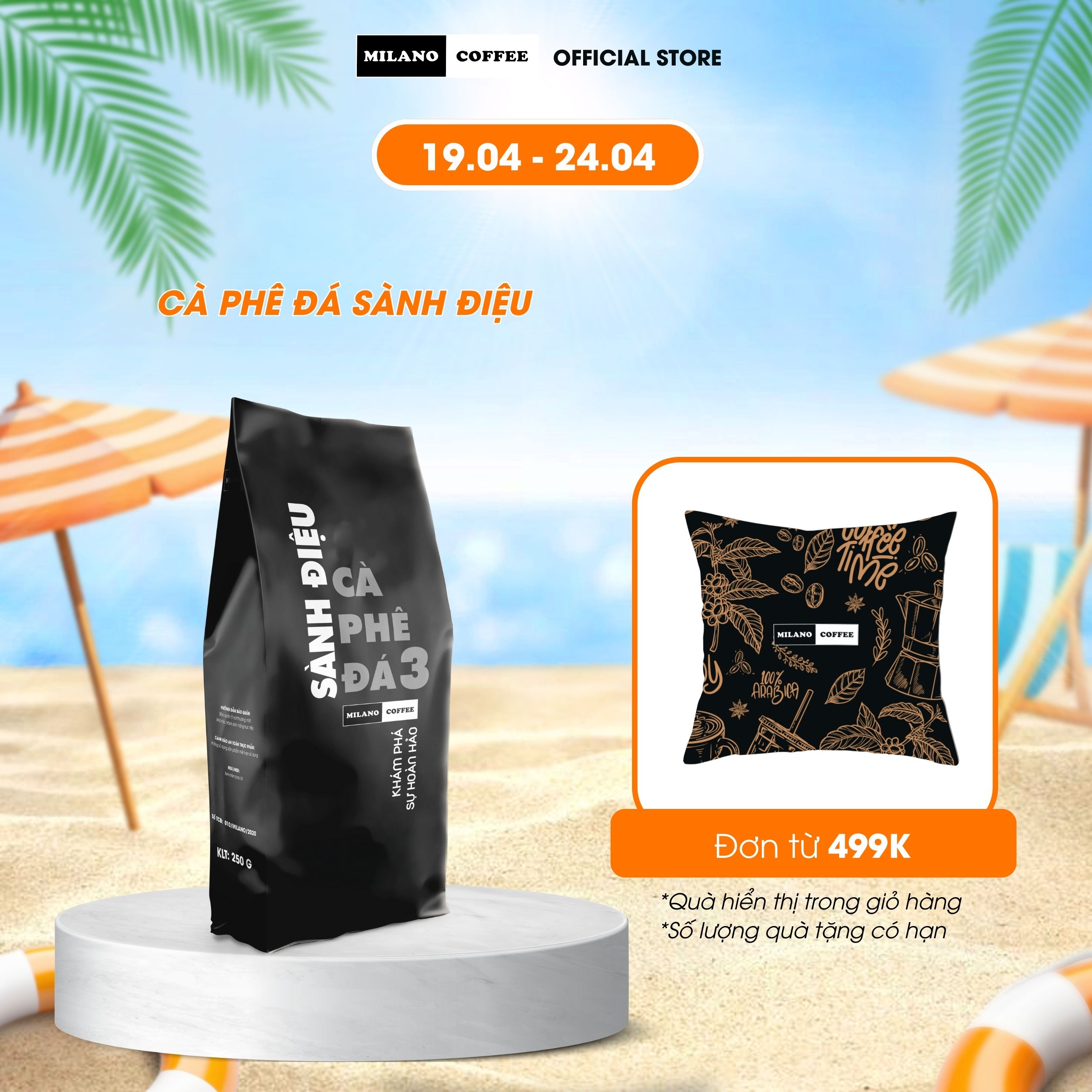 Cà phê Milano loại cà phê Đá 3 Sành Điệu 250g