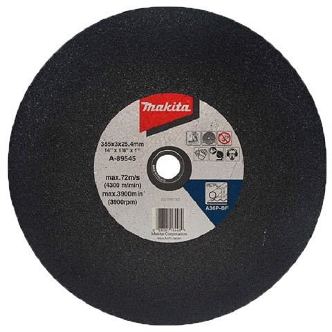 Đá cắt kim loại a-89545 355 x 3 x 25.4mmmakita a-89545-5