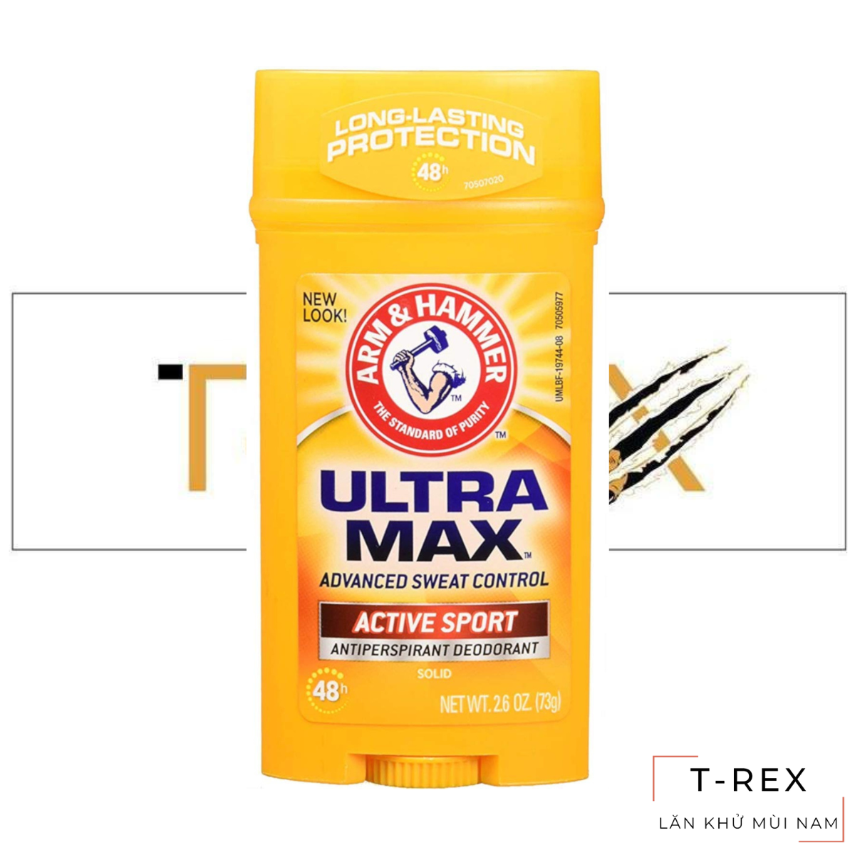 Lăn sáp khử mùi arm & hammer active sport 73g
