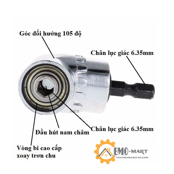 Đầu chuyển hướng tô vít v1