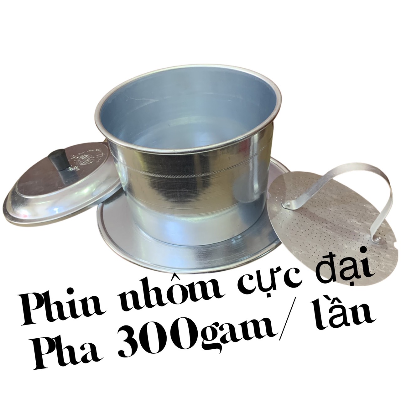 Phin pha cà phê Nhôm Lớn Cực Đại - Đặc chế cho pha cà phê Quán