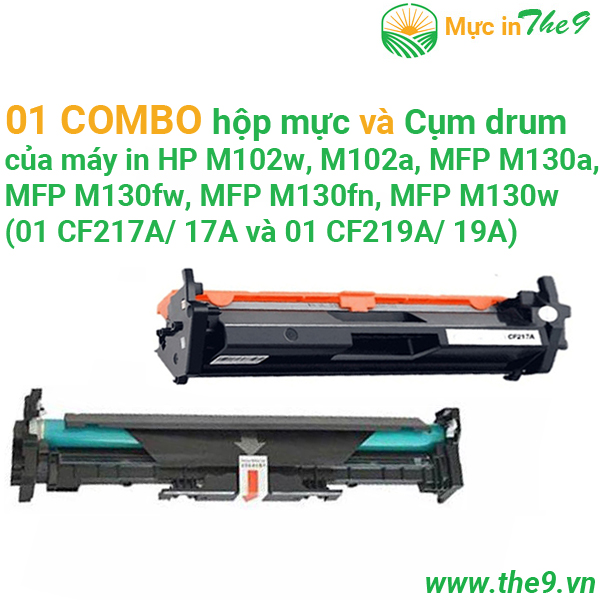 Cụm drum/hộp mực / combo cho máy in hp m102w, mfp m130fn, mfp m130fw hàng nhập khẩu mới 100% rõ