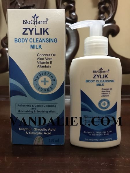 Sữa tắm biocharm zylik body cleansing milk 150ml