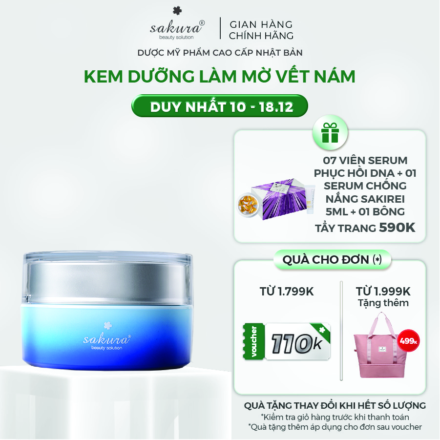 Kem làm mờ vết nám Sakura Transforming Cream 30g