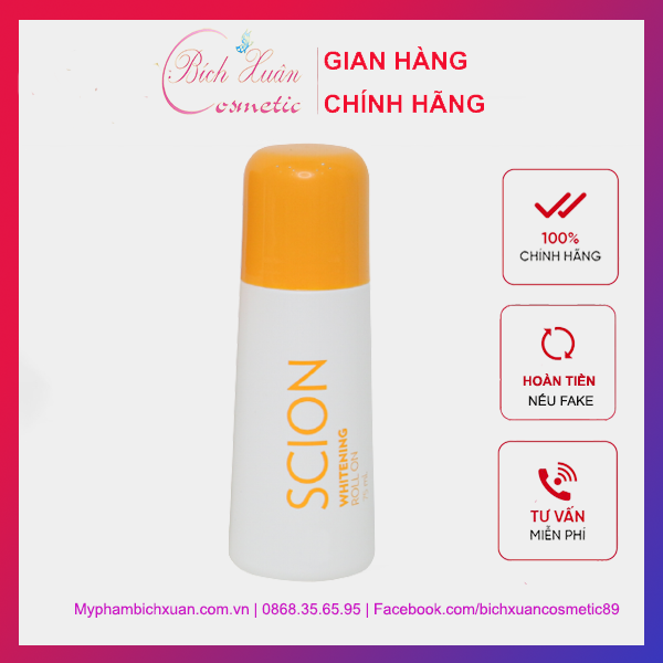 Lăn khử mùi nữ, nam Scion Nuskin ngăn mùi hôi nách không làm ố quần áo, làm sáng vùng da dưới cánh tay, khô thoáng tức thì, hương thơm nhẹ dịu
