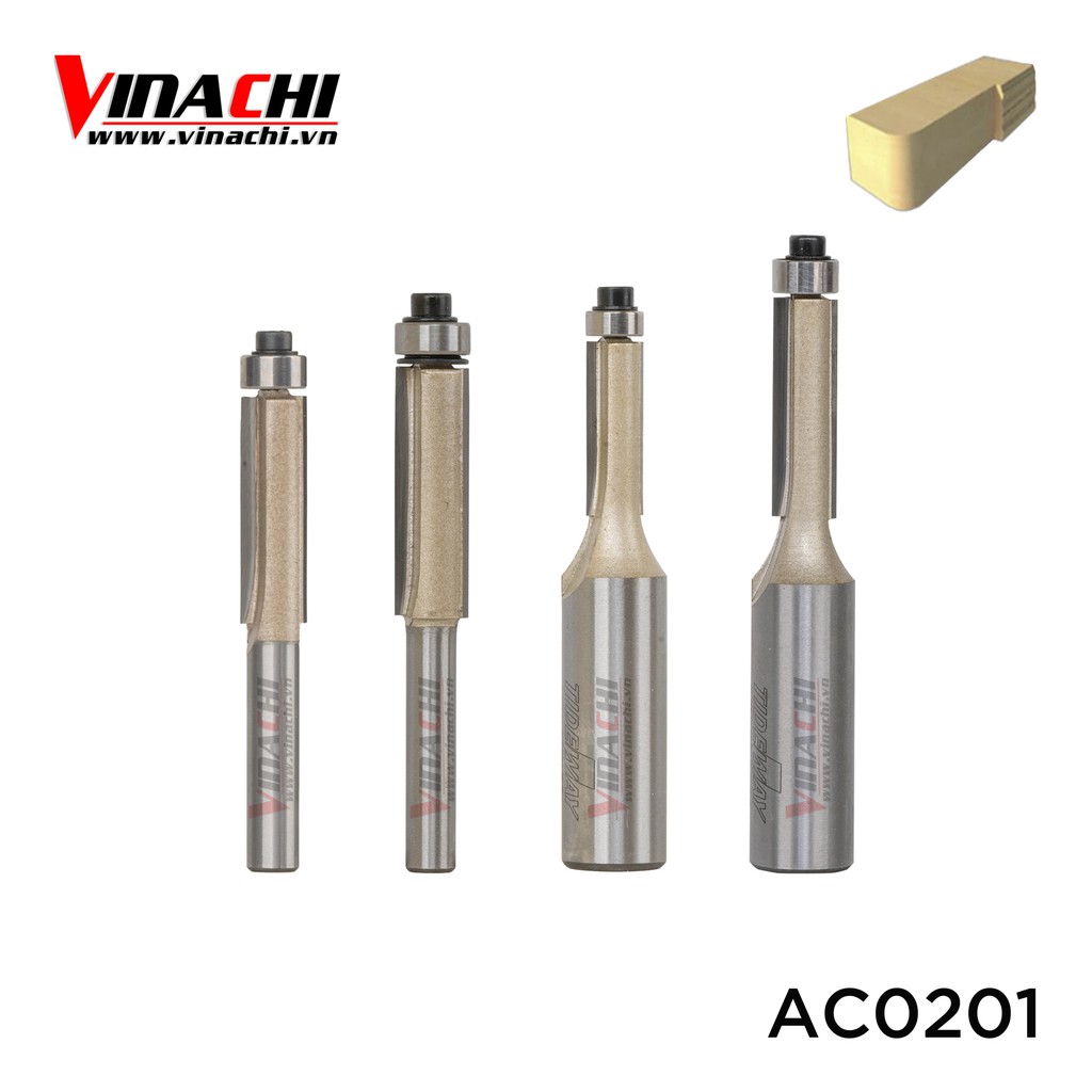 Mũi lấy nền ngắn đầu bi tideway ac0201 - mũi lấy nền ngắn đầu bi tideway ac0201 vinachi chuyên dùng gọt độ cong trên máy cầm tay, máy soi trục đứng,...
