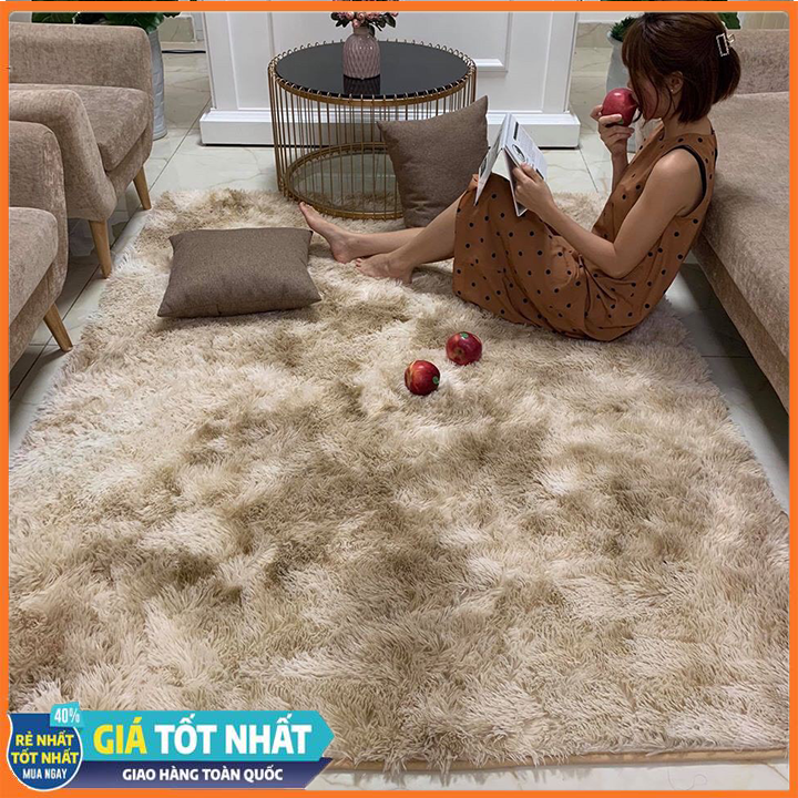 Thảm lông giá rẻ mềm mịn 1mx1m6 và 1m2x1m6, 1m6x2m, thảm trải sàn phòng khách, thảm lông trải sàn phòng ngủ và thảm chụp hìng