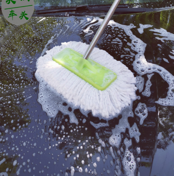 Chổi rửa xe hơi chuyên dụng Cán Nhôm hợp kim siêu nhẹ sợi lông dầu cực mềm