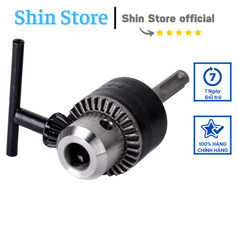 Đầu khoan 13mm cao cấp - có đầu chuyển khoan gài 13mm -shinstore