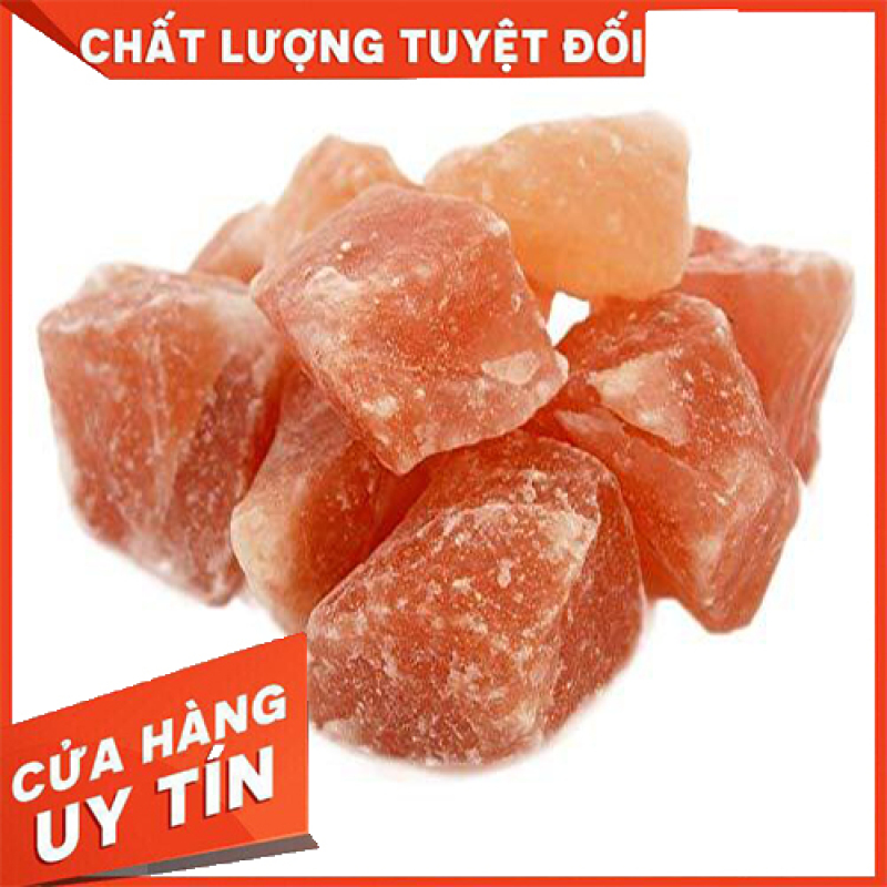 Đá muối hồng Himalaya  Tắm/ Ngâm chân 1kg Viên thô (kích thước 2cm-5cm có hình dạng tự nhiên)