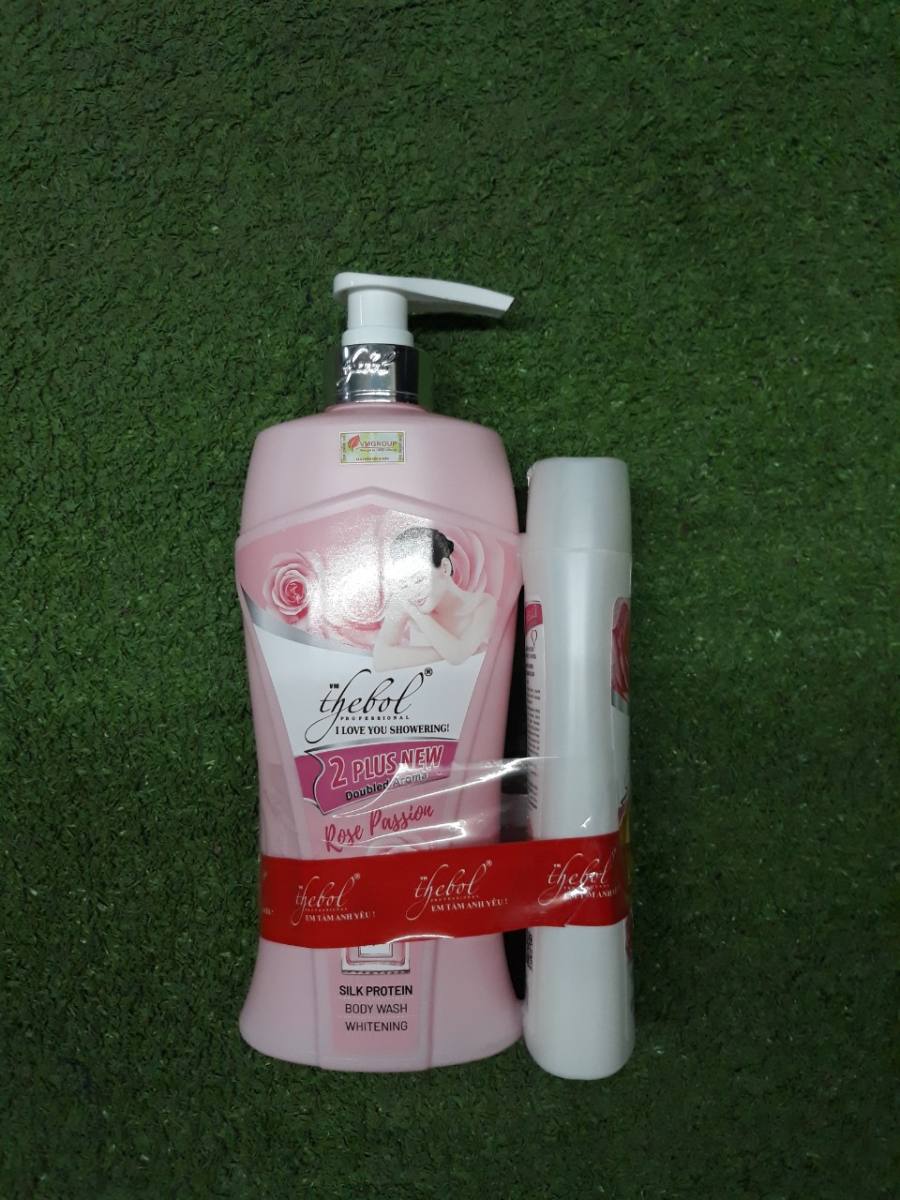 [HCM]SỮA TẮM THẢO DƯỢC SILK PROTEIN HOA HỒNG DIẾP CÁ NƯỚC HOA PHÁP ROSEPASSION 2 PLUS 650G