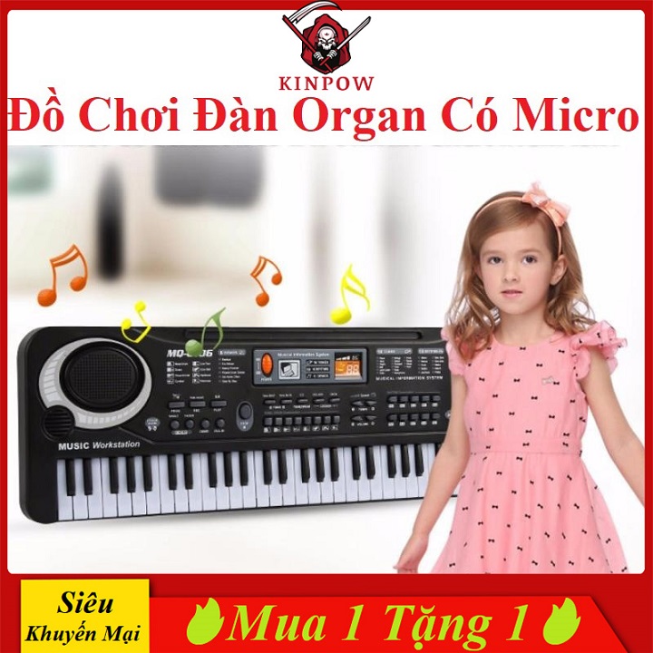 Đồ Chơi Đàn Organ Có Micro KINPOW Cao Cấp Đa Dạng Mẫu Cho Bé Phát Triển Trí Tuệ (Combo)