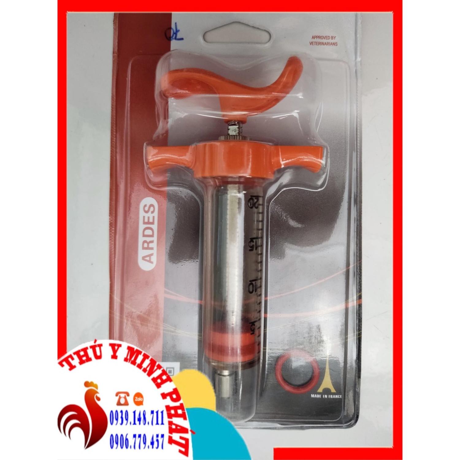Xilanh ardes bằng nhựa PEE 20ml
