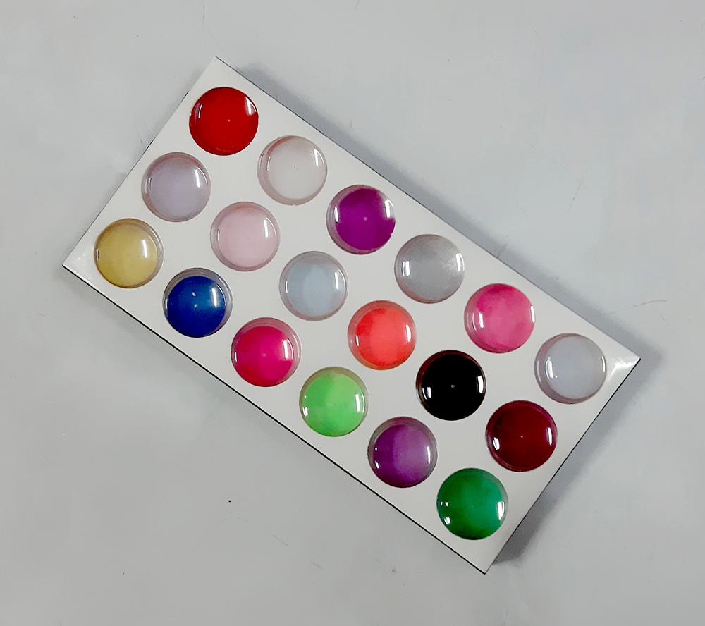 [HCM]Hộp 18 hũ bột màu vẽ nổi 3D