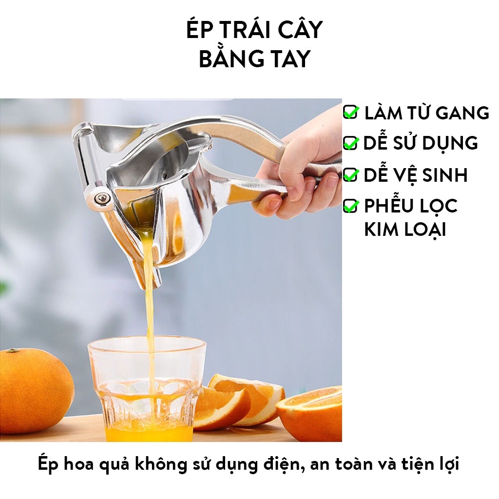 Usa - máy ép nhanh lon cao cấp - dụng cụ ép hoa quả, rau củ, trái cây bằng tay 100% kim loại chống gỉ cao cấp, máy ép trái cây, máy vắt cam bằng tay, ép trái cây đa năng