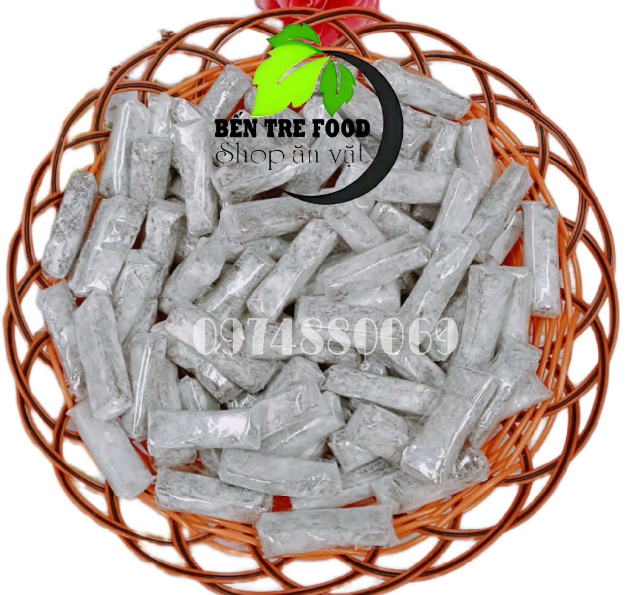 1Kg Kẹo gừng dẻo phấn ít ngọt Bến Tre