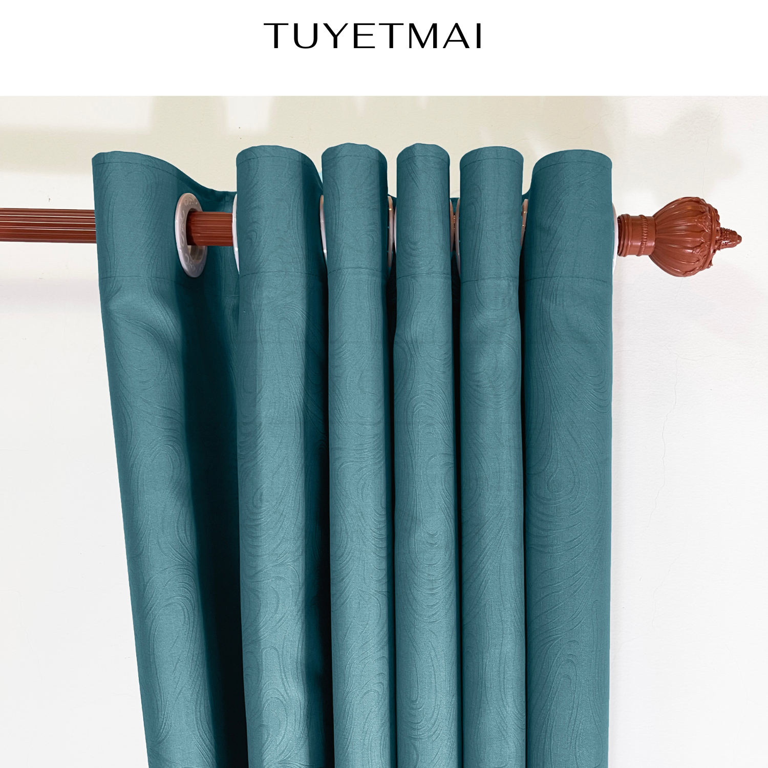 Tm06 - rèm cửa sổ che nắng - màu xanh biển đậm