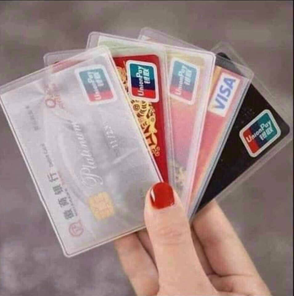 Bọc thẻ cccd trong suốt_ set 10 cái m7