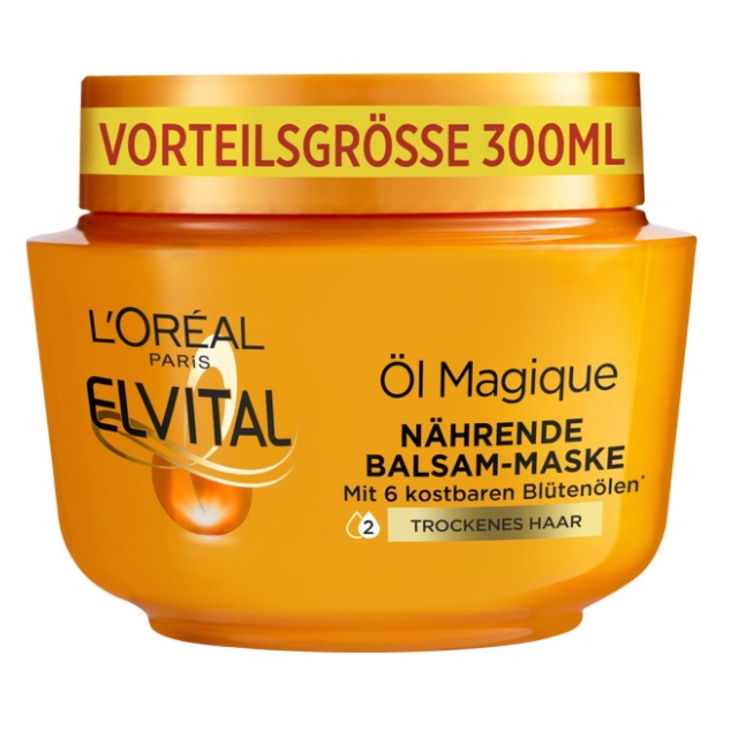 Kem hấp ủ tóc Loreal Elvital Đức siêu mượt, siêu phục hồi tóc nhuộm, tóc rối - Hàng Đức