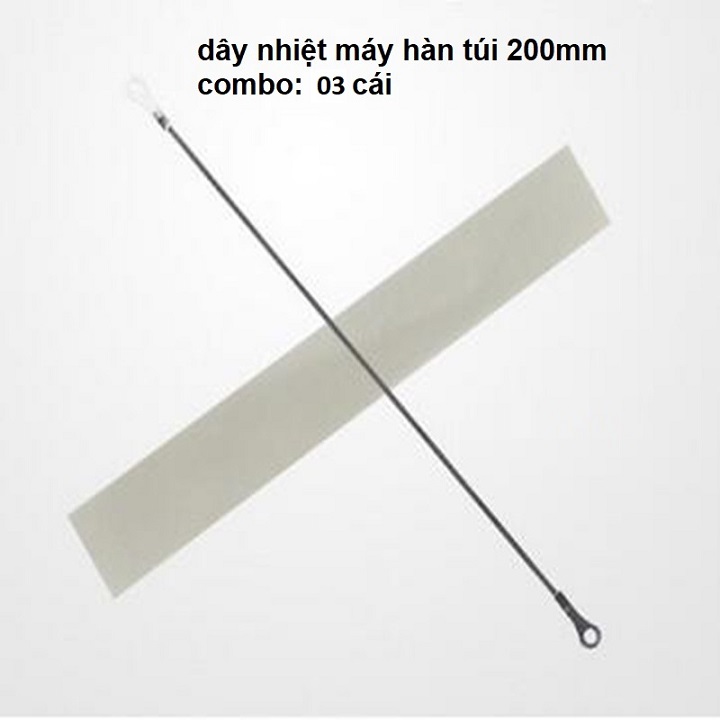 Bộ dây nhiệt cho máy hàn túi loại 20cm rộng 2mm (PFS200 FS200 F200)