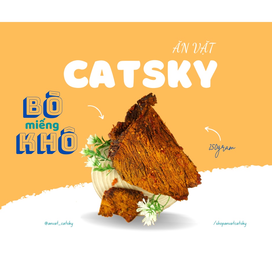 Khô bò miếng catsky 300g