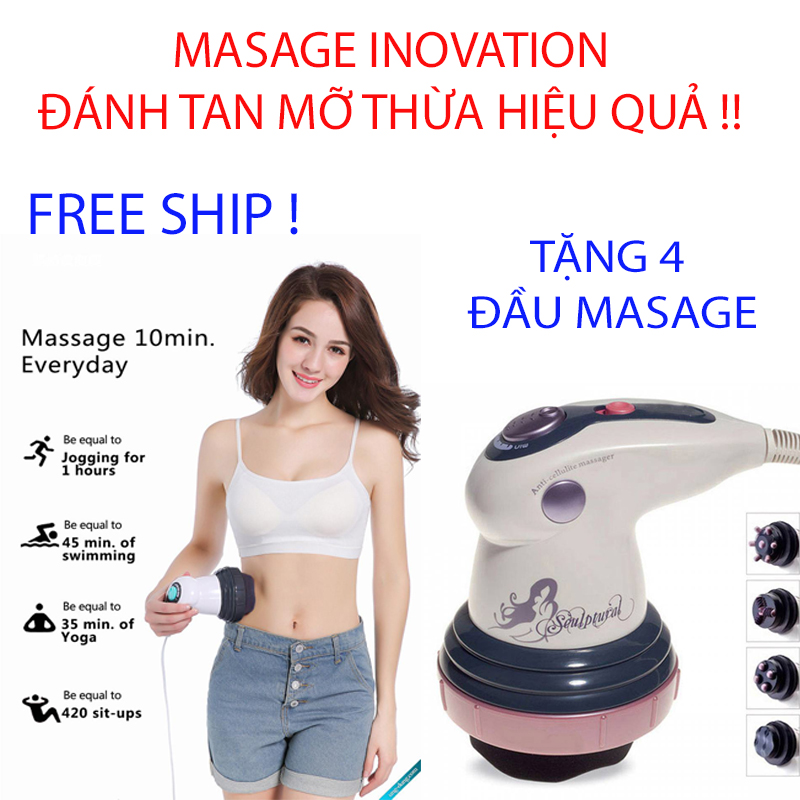 [HCM]Top 10 + Máy massage cầm tay | Mát xa tan mỡ bụng chính hãng - [Review] Top 5+ Máy massage cầm tay mini tốt nhất hiện nay 2020 | Máy massage cầm tay Máy Massage Cầm Tay Body Innovation - Giúp thư giãn và tuần hoàn m