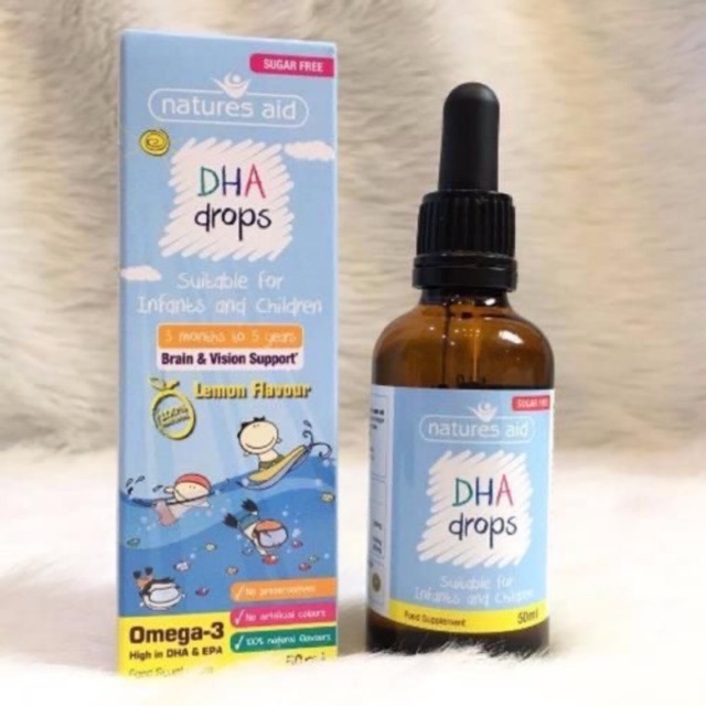 Dha drop cho bé từ 3 tháng 5 tuổi của anh