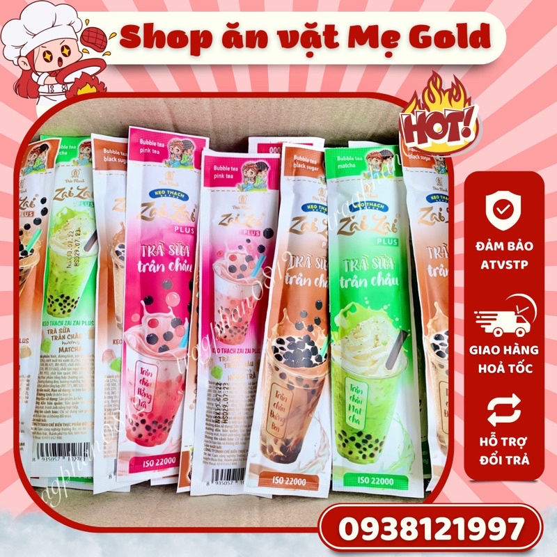 Kẹo thạch Zai zai Đức Hạnh vị trà sữa trân châu