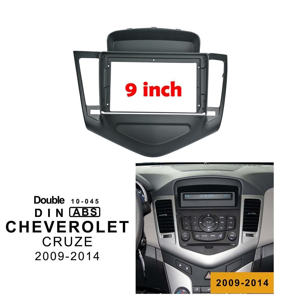 Mặt nạ taplo 9 inch, mặt dưỡng lắp dvd android 9in cho xe chevrolet cruze, lacetti cdx năm 2009 – 2014 có canbus và giắc zin
