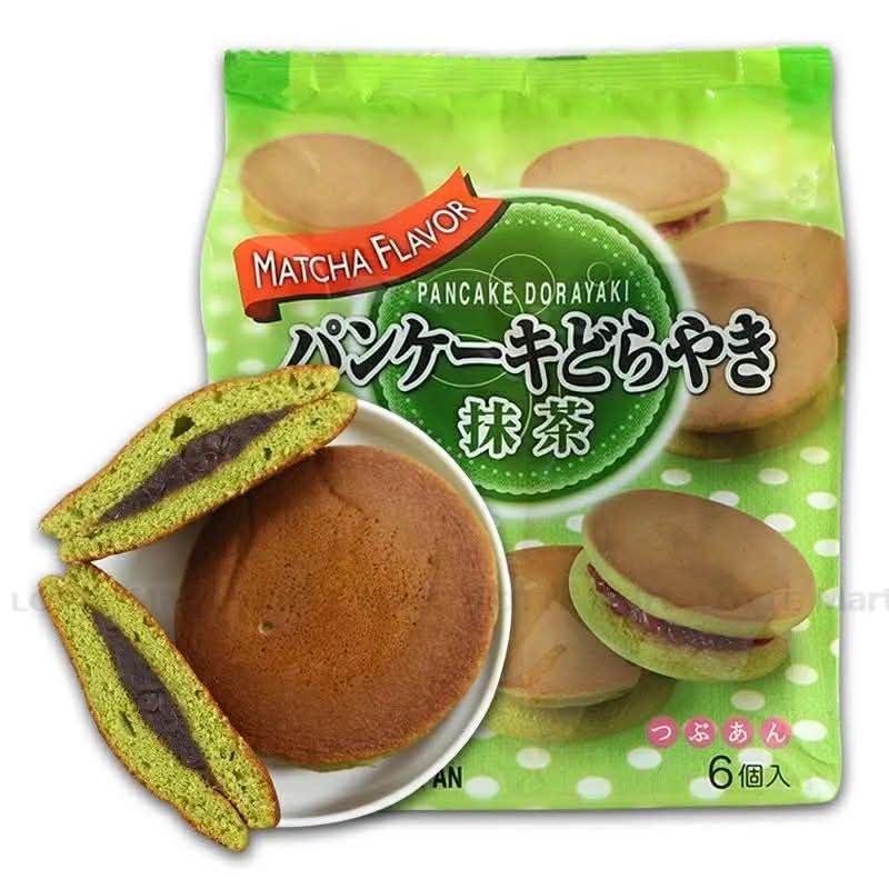 [HCM] BÁNH RÁN DORAYAKI DORAEMON VỊ TRÀ XANH THƠM NGON CHO BÉ (GÓI 6 CÁI)- HÀNG NHẬT NỘI ĐỊA