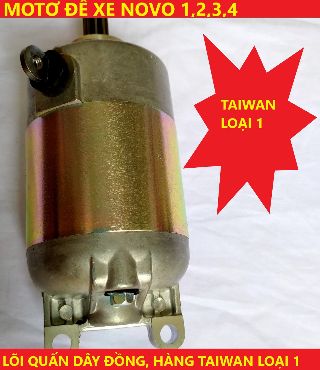 Củ đề xe yamaha Novo1-2-3-4. Motor đề xe Novo1-2-3-4