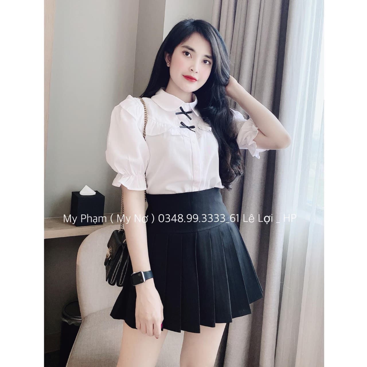 Chân Váy Xếp Ly Mini Pleat Skirt  SomeHow