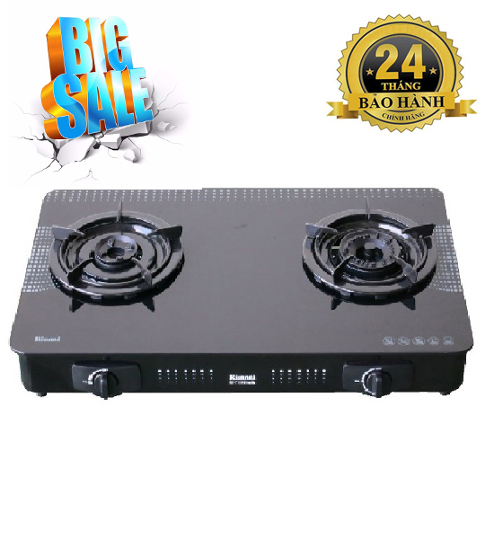 Bếp gas rinnai mặt kính cường lực rv 715 slim_hàng chính hãng