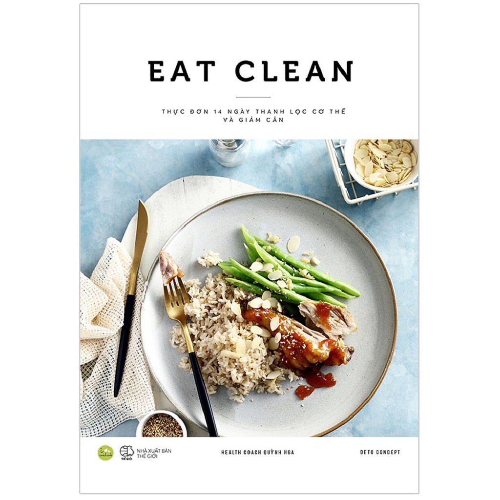nguyetlinhbook Sách - Eat CleanThực Đơn 14 Ngày Thanh Lọc Cơ Thể Và Giảm