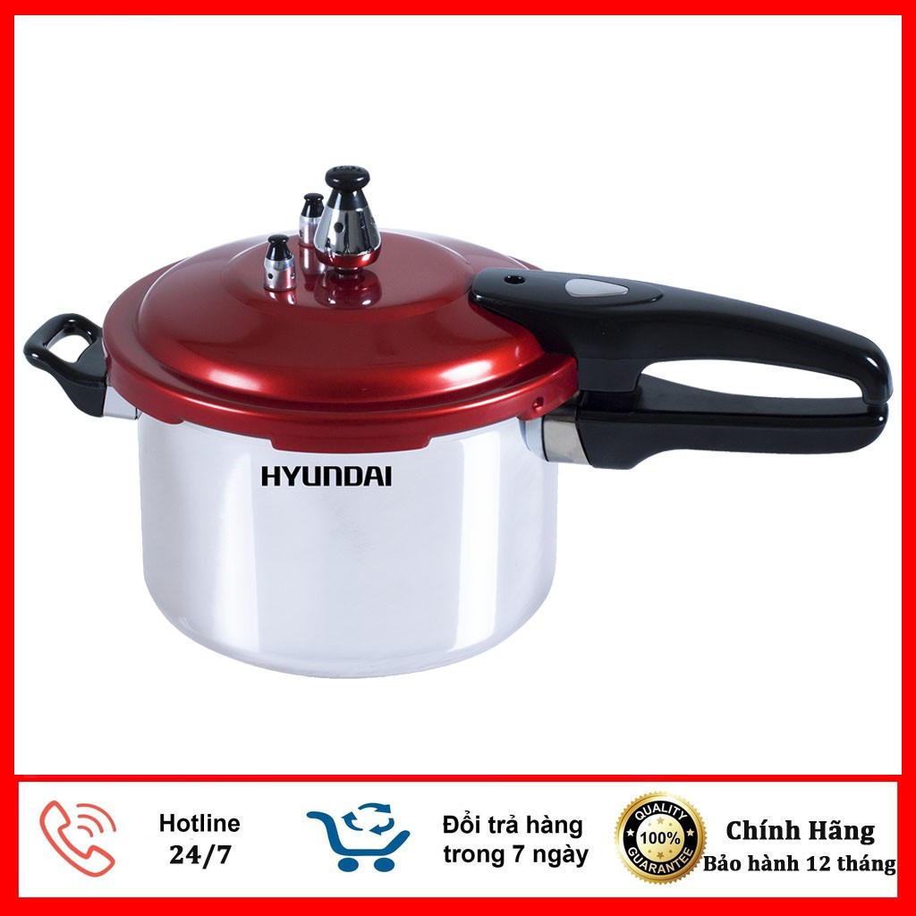 Nồi hầm không dùng điện hyundai 5 lít hde 2402g/r - bảo hành chính hãng 12 tháng.