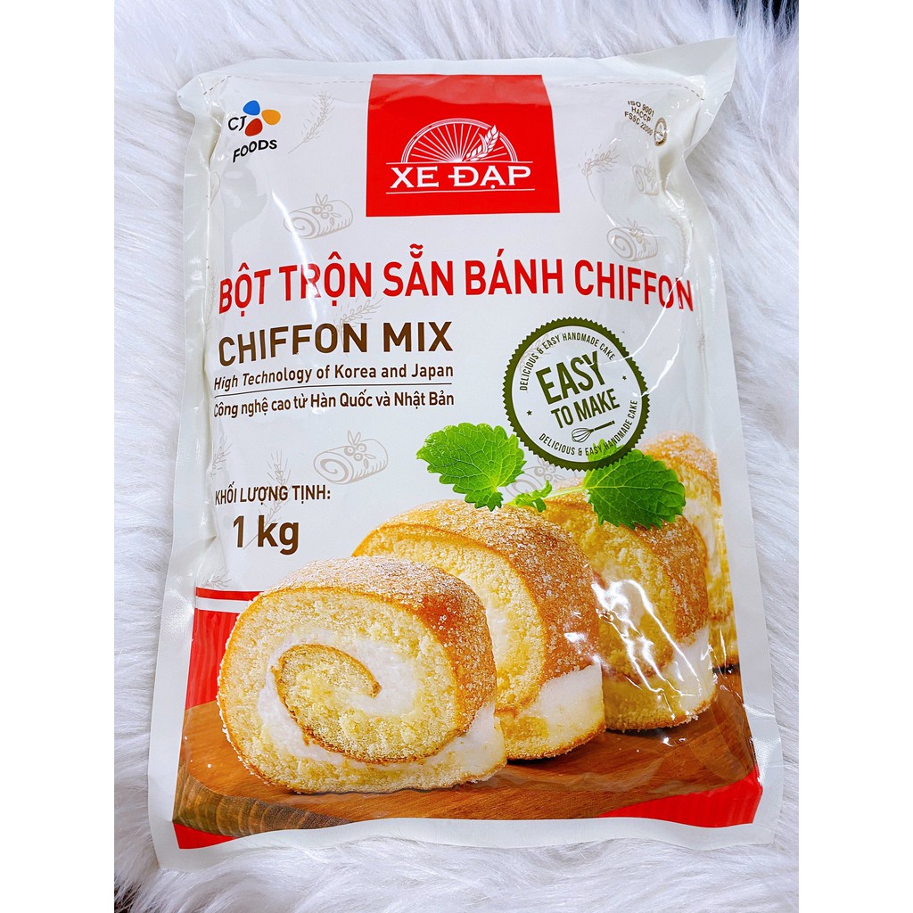 Nguyên liệu làm bánh - Bột trộn sẵn bánh bông lan chiffon