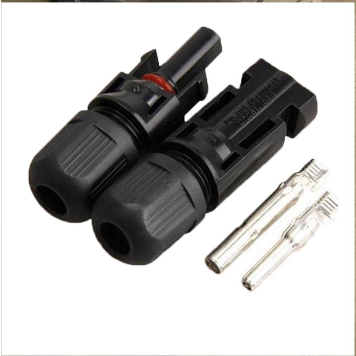 Jack Nối Dây Điện MC4 Năng Lượng Mặt Trời Chịu Nhiệt Chống Nước Cút Nối Đực Cái 1000V 20-30A