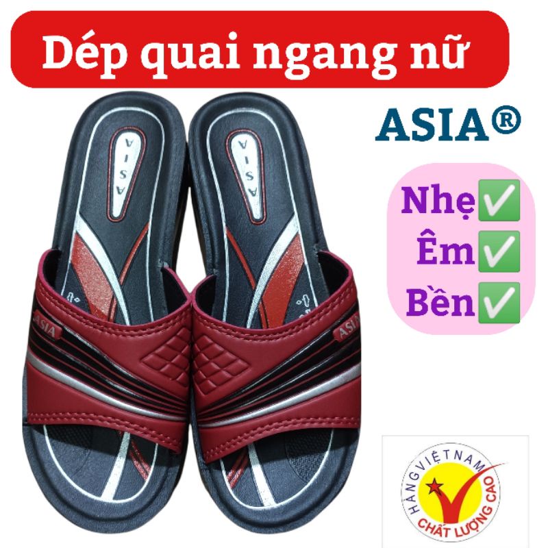 Dép quai ngang nữ asia 🌟nhẹ🌟êm🌟bền🌟