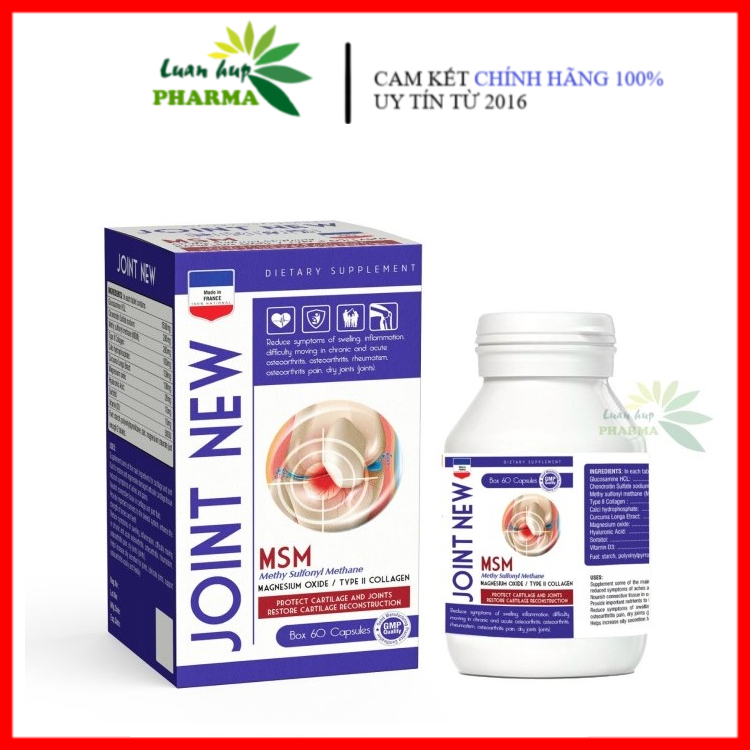 Viên bổ khớp, sụn JOINT NEW 60 Viên - Giúp bổ khớp, phòng khô khớp, cứng khớp, các bệnh liên quan đến khớp....