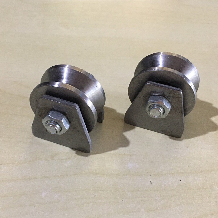 BÁNH XE SẮT, BÁNH XE CỬA TRƯỢT, BÁNH XE RÃNH V 40mm, 50mm, 60mm