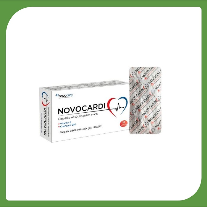Viên Uống Bổ Tim Coenzyme Q10 - NovoCardi - Hỗ Trợ Trong Bệnh Suy Tim