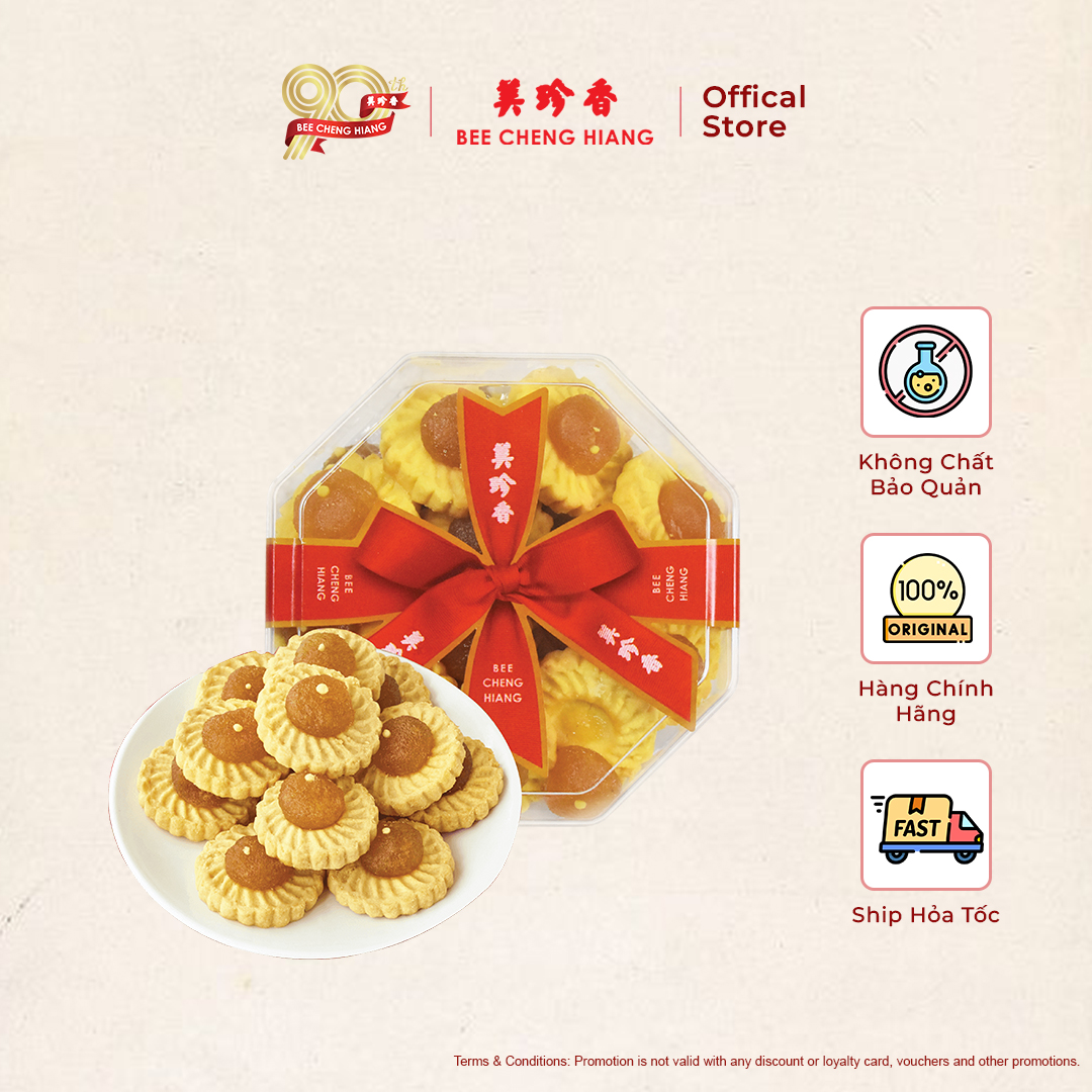 Bánh dứa Bee Cheng Hiang - Pineapple Tarts - Bánh dứa Singapore -