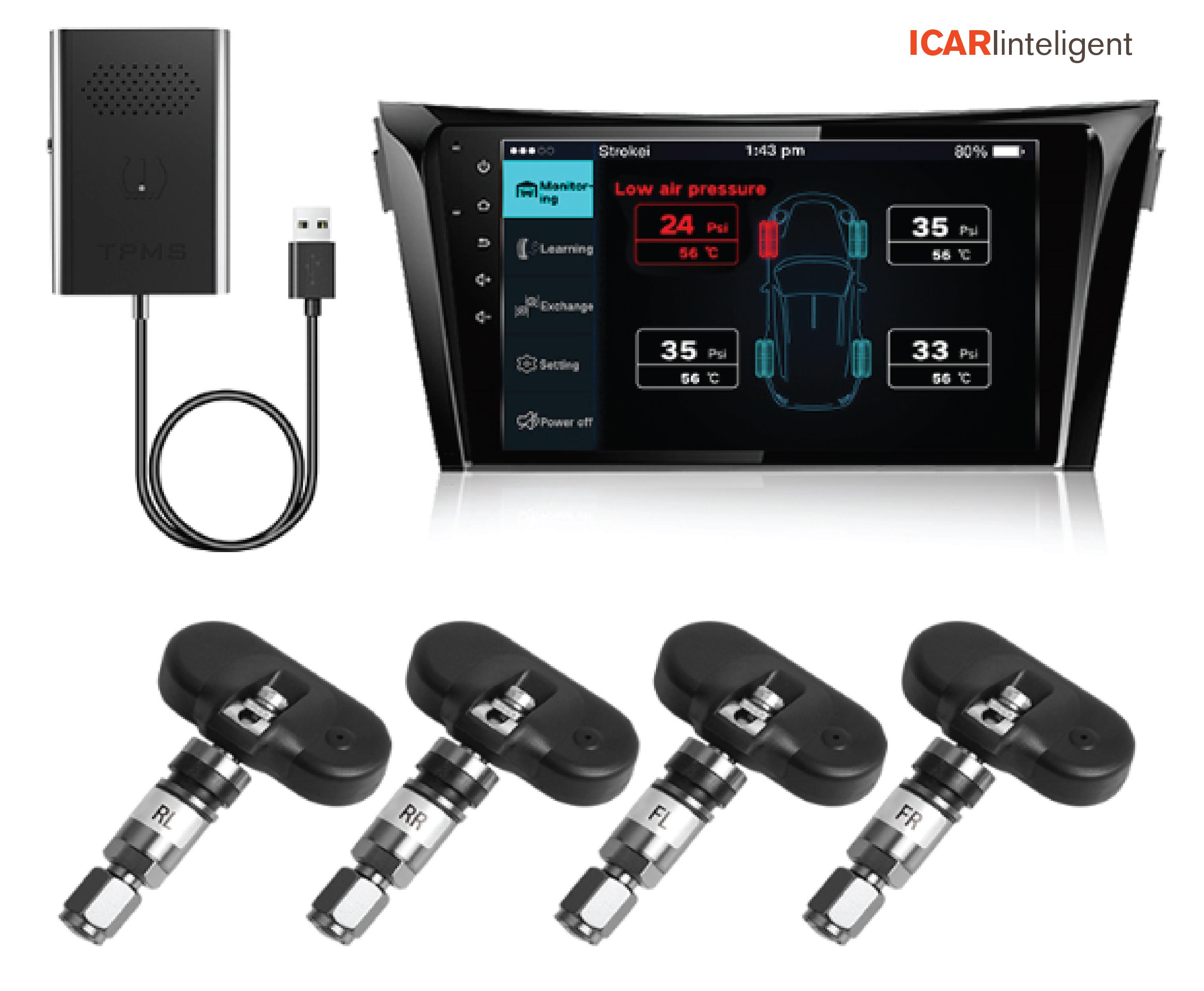 CẢM BIẾN ÁP SUẤT LỐP KẾT NỐI USB TN602 CHÍNH HÃNG ICAR