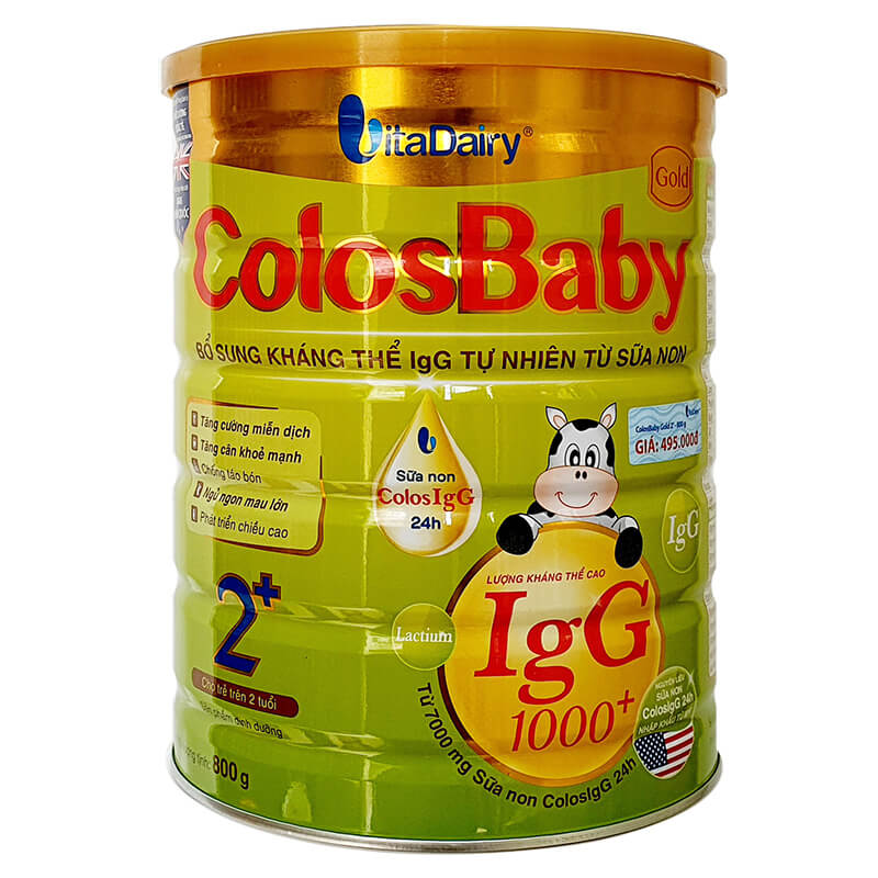 Sữa Colosbaby Gold 2+ 800g (trẻ từ 2 tuổi trở lên)