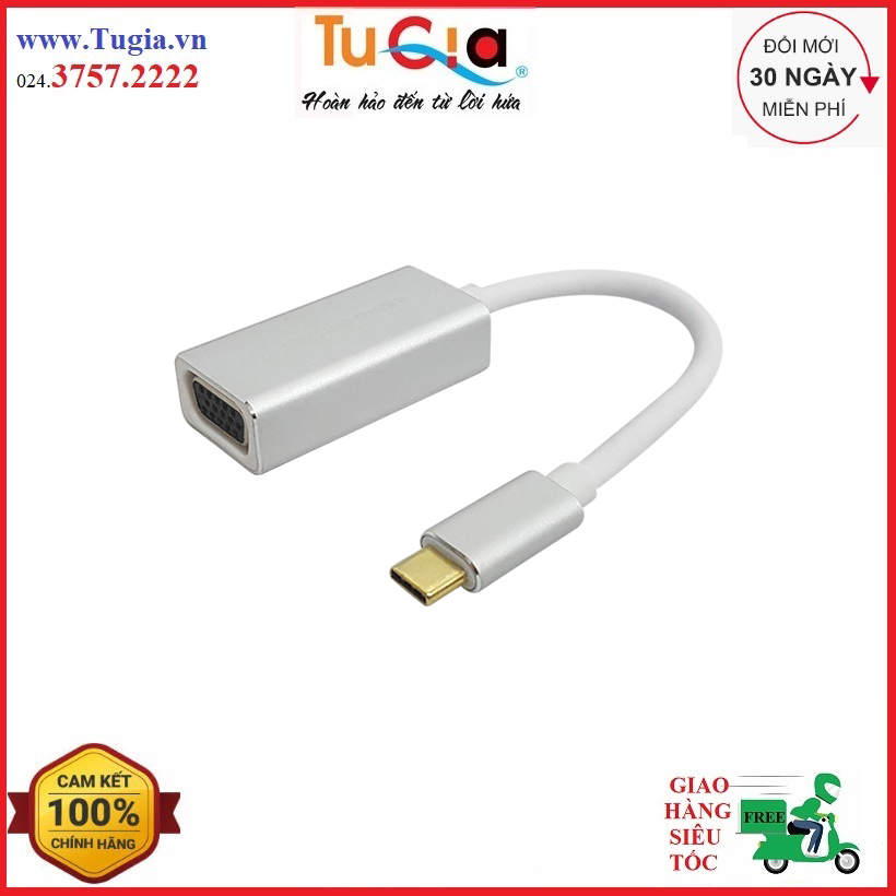 Cáp chuyển đổi type-c sang vga kingmaster ky-v001s - hàng chính hãng