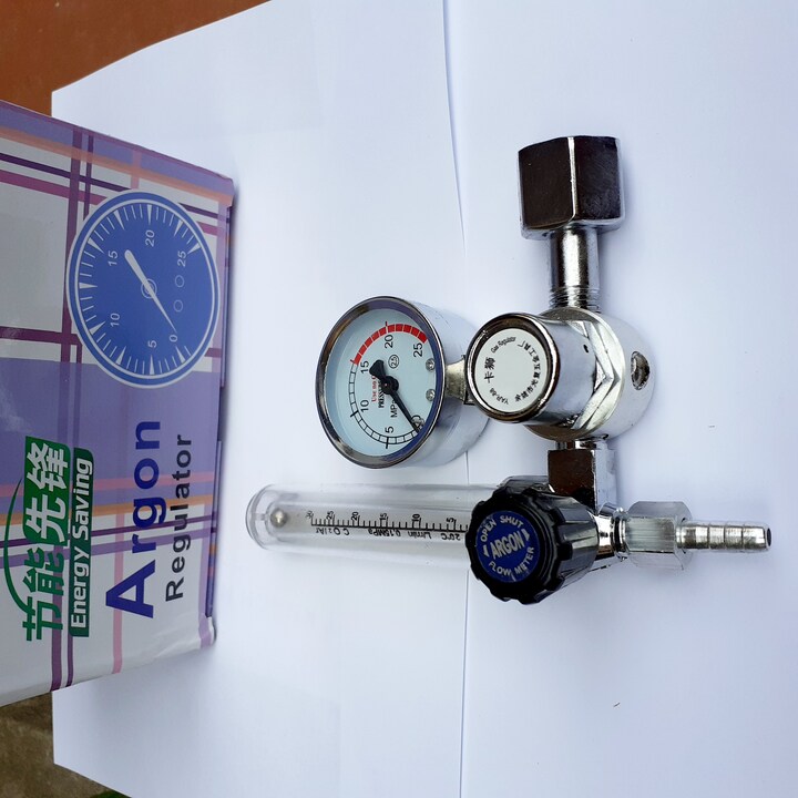 Badgebộ điều chỉnh khí fityle argon bộ giảm áp đồng hồ đo van điều chỉnh